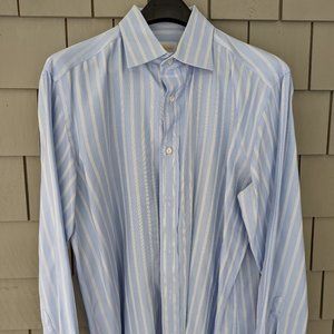 Brioni Striped Dress Shirt 17-43